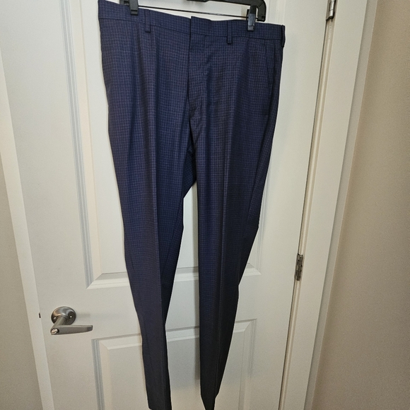 Theory dress pants checkered blue size 34 - Picture 2 of 3
